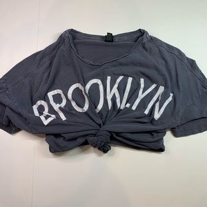 brooklyn spellout crop top